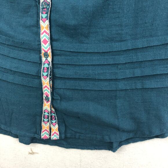 Sundance Sun and Sand Embroirdered Cover Up Dress NWT Women’s SZ SM Green - Picture 9 of 12